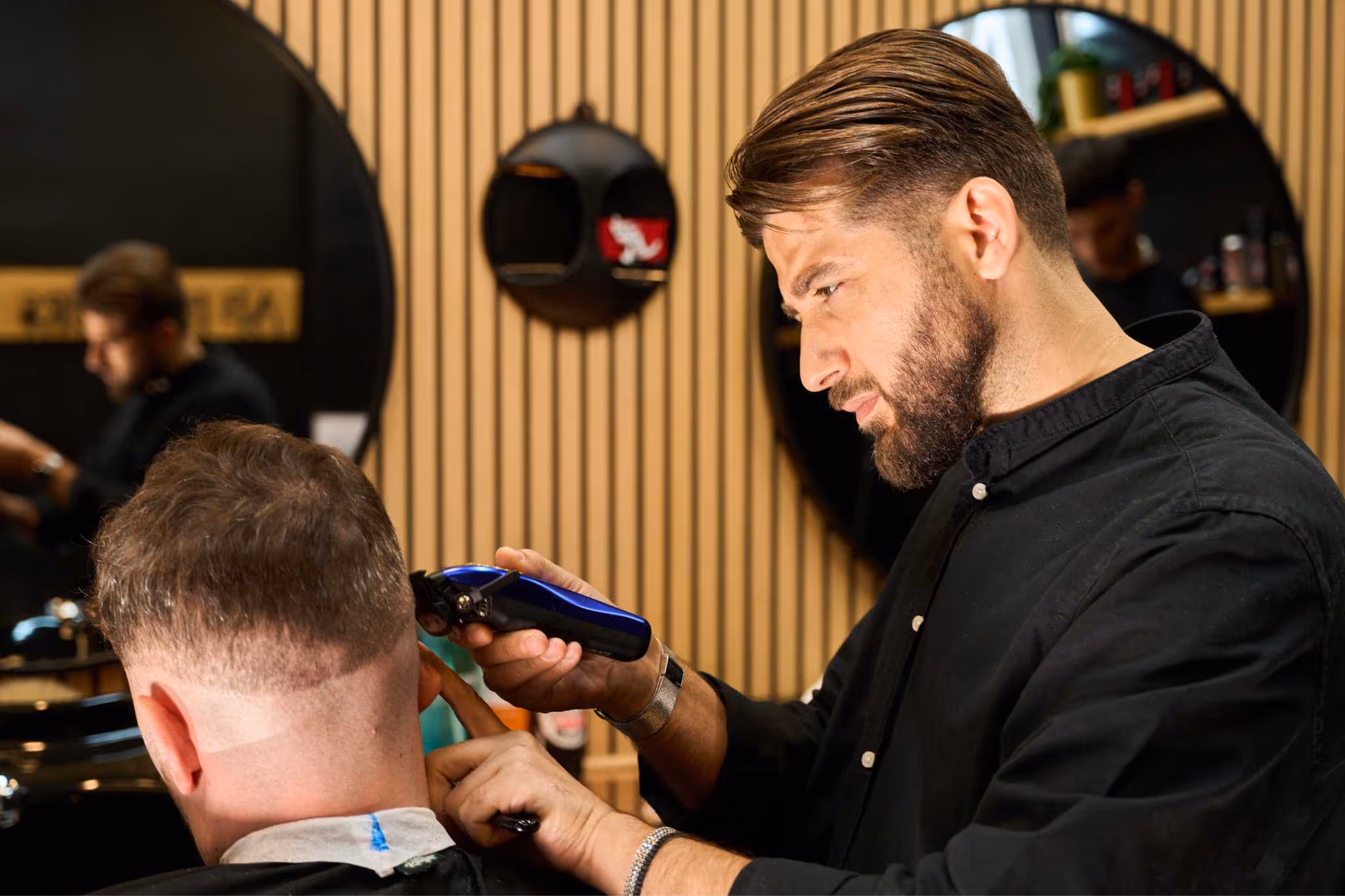Skin fade at AB Barbers
